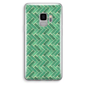 Moroccan tiles 2: Samsung Galaxy S9 Transparant Hoesje