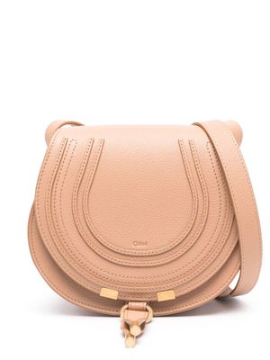 Chloé petit sac à main Marcie en cuir - Marron