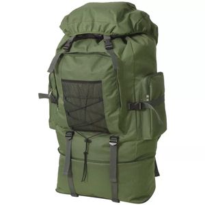 VidaXL Rugzak legerstijl xxl 100 l groen