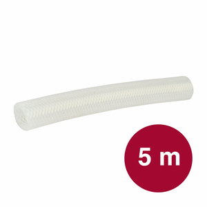 Siliconen slang versterkt 19 x 28 mm per 5 meter