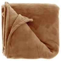 Plaid Claudi 130x160cm camel Unique Living - Unique living