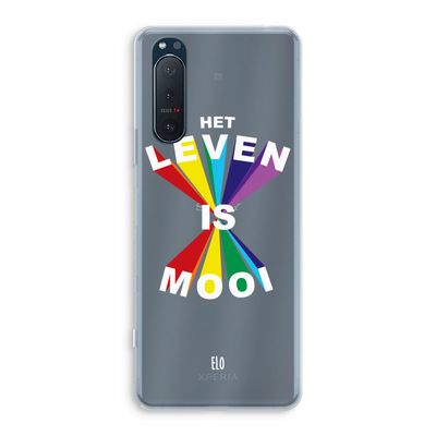 Het Leven Is Mooi: Sony Xperia 5 II Transparant Hoesje