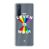 Het Leven Is Mooi: Sony Xperia 5 II Transparant Hoesje