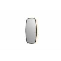 INK SP30 spiegel - 50x4x100cm contour in stalen kader incl indir LED - verwarming - color changing - dimbaar en schakelaar - mat zwart 8409750