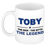 Toby The man, The myth the legend collega kado mokken/bekers 300 ml - thumbnail