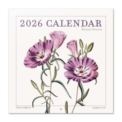 Vintage Bloemen Kalender 2026