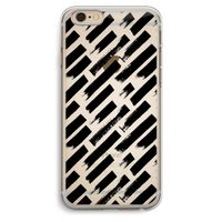 Zwarte vegen: iPhone 6 Plus / 6S Plus Transparant Hoesje