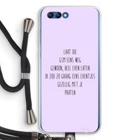 GSM: Honor 10 Transparant Hoesje met koord
