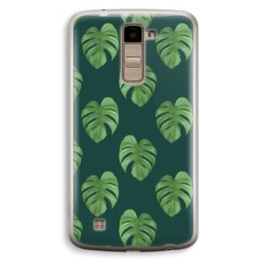 Monstera leaves: LG K10 (2016) Transparant Hoesje