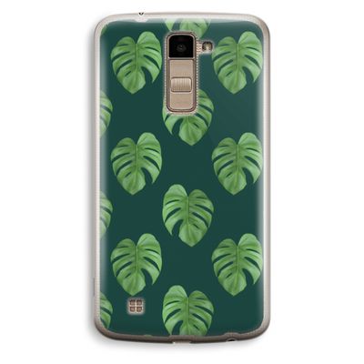 Monstera leaves: LG K10 (2016) Transparant Hoesje