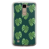 Monstera leaves: LG K10 (2016) Transparant Hoesje