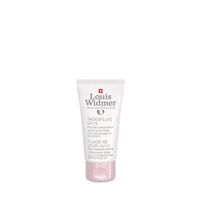 Louis Widmer Fluide Dag SPF15 Zonder Parfum 50ml