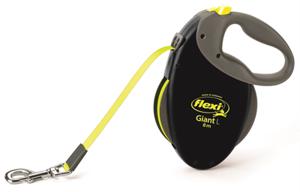 TRIXIE NEON GIANT L 8 m Zwart, Geel Hond Intrekbare riem