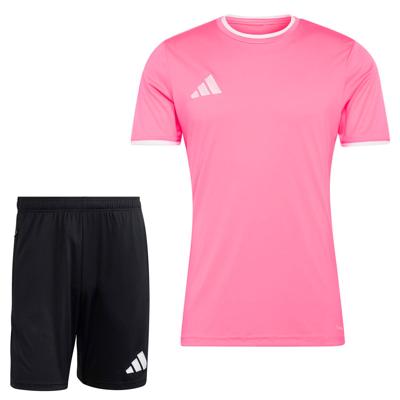 adidas Entrada 26 Voetbaltenue Roze Zwart