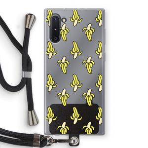 Bananas: Samsung Galaxy Note 10 Transparant Hoesje met koord