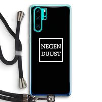 Negenduust black: Huawei P30 Pro Transparant Hoesje met koord
