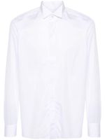 Tagliatore chemise en coton à manches longues - Blanc