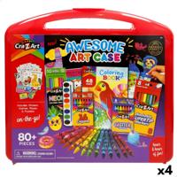 Tekenset Cra-Z-Art (4 Stuks)