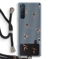 Dancing #1: Sony Xperia 5 II Transparant Hoesje met koord