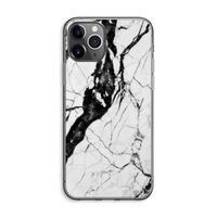 Witte marmer 2: iPhone 11 Pro Max Transparant Hoesje