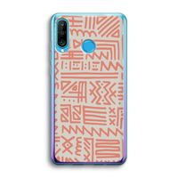 Marrakech Pink: Huawei P30 Lite Transparant Hoesje