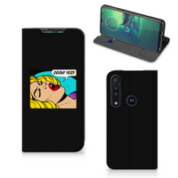 Motorola G8 Plus Hippe Standcase Popart Oh Yes - thumbnail