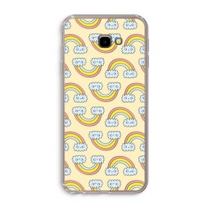 Regenboog: Samsung Galaxy J4 Plus Transparant Hoesje