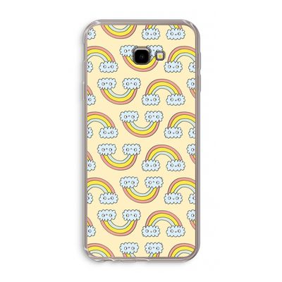 Regenboog: Samsung Galaxy J4 Plus Transparant Hoesje