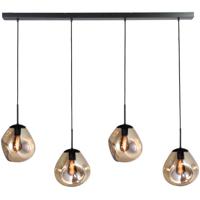 Masterlight Hanglamp Lava 4x goud glas Ø 24cm 2761-05-130-4-02-61