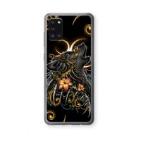 Huilende Wolf: Samsung Galaxy A31 Transparant Hoesje