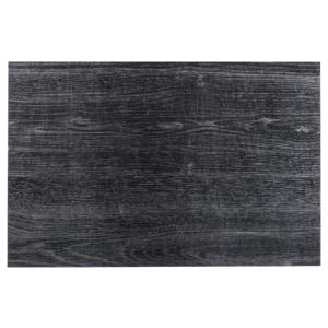 Secret de Gourmet tafel placemat in ebbehout print - PVC - 45 x 30 cm - Onderleggers