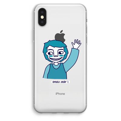 Zwaai: iPhone XS Max Transparant Hoesje
