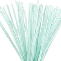 Creativ Company Chenille, l: 30 cm, dikte 6 mm, licht turquoise, 50 stuk/ 1 doos