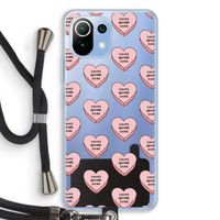 Chicks before dicks: Xiaomi Mi 11 Lite Transparant Hoesje met koord