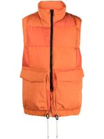 sacai gilet à design matelassé - Orange