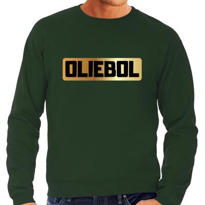 Oliebol foute Oud en Nieuw sweater - groen - heren - Jaarwisseling outfit - truien Oliebol foute Oud en Nieuw sweater - groen - heren - Jaarwisseling outfit - truien