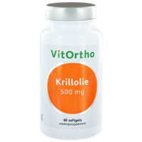 Vitortho Krillolie 500mg Softgels