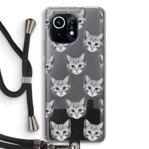Kitten: Xiaomi Mi 11 Transparant Hoesje met koord