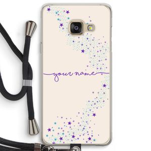 Sterren: Samsung Galaxy A3 (2016) Transparant Hoesje met koord