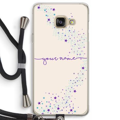Sterren: Samsung Galaxy A3 (2016) Transparant Hoesje met koord