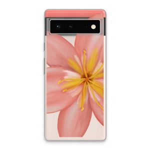 Pink Ellila Flower: Google Pixel 6 Transparant Hoesje