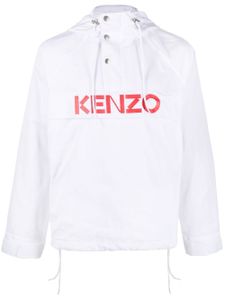 Kenzo veste légère à logo imprimé - Blanc