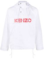 Kenzo veste légère à logo imprimé - Blanc