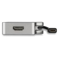 StarTech.com USB-C 4-in-1 video adapter USB-C naar VGA, DVI, HDMI of mDP 4K space gray grijs - thumbnail