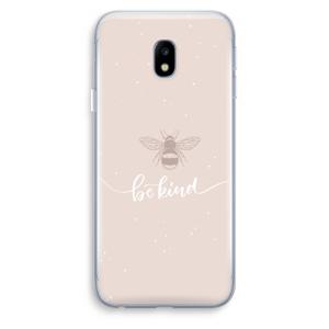 Be(e) kind: Samsung Galaxy J3 (2017) Transparant Hoesje