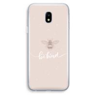 Be(e) kind: Samsung Galaxy J3 (2017) Transparant Hoesje