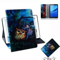 Olie uil patroon horizontale Flip lederen case voor Huawei MediaPad M5 Lite 8/Honor tab 5 met houder & Card slot & portemonnee