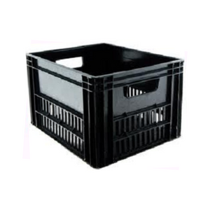 VWP Fietskrat zwart 40 liter
