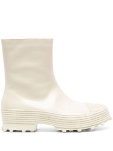 CamperLab bottines Traktori en cuir - Blanc