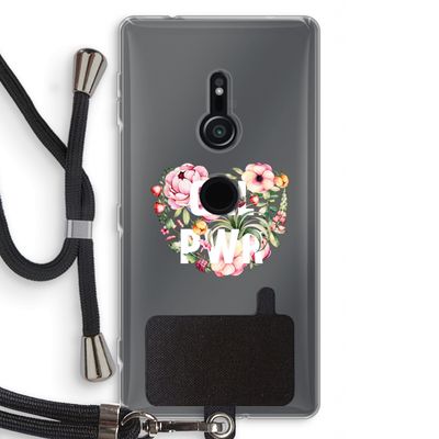 GRL PWR Flower: Sony Xperia XZ2 Transparant Hoesje met koord